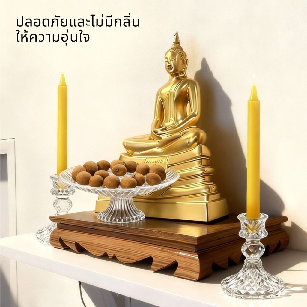 【พร้อมส่งจากไทย】พานแบนใส 20,25,30,35 ซม.  พานแก้วอเนกประสงค์ ถาดวางของไหว้ ถาดถวายพระ ถาดวางดอกไม้ พานขันหมาก ของไหว้พระ - รูปที่ 4