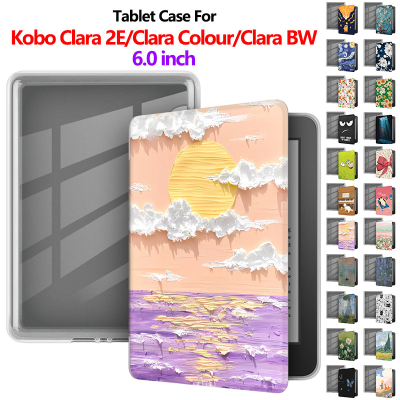 สําหรับ Kobo Clara BW N365 Clara Colour N367 KOBO Clara 2E N506 6.0 แฟชั่นการ์ตูน e-book ฝาครอบสําหร