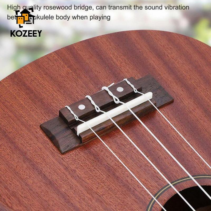 [KOZEEY] Saddle Ukulele Bridge, Saddle Bridge และ Nut สําหรับอูคูเลเล่ 4 สายดนตรี