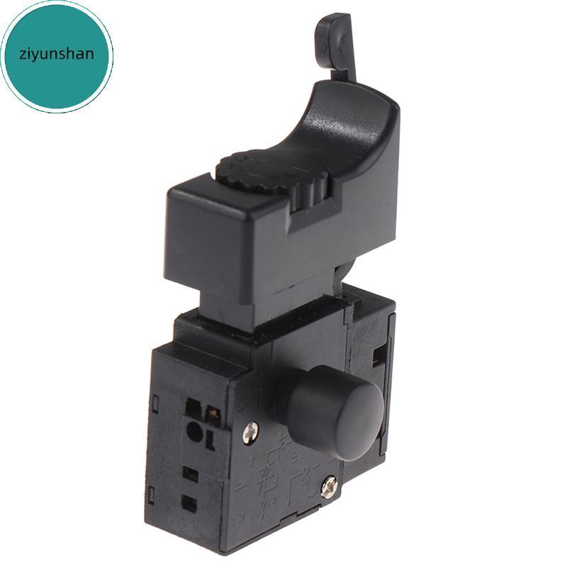 Ziyunshan FA2-6/1BEK สีดํา 6a 250v สว่านไฟฟ้าควบคุมความเร็วสวิตช์ปุ่มทริกเกอร์ vn