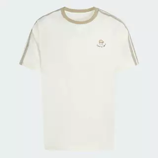 adidas ไลฟ์สไตล์ เสื้อยืดพิมพ์ลาย LUX COFFEE CAFE CUP ผู้ชาย สีขาว JZ5072