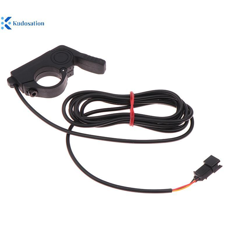 Kudosation Ebike Thumb Throttle สําหรับจักรยานไฟฟ้า 5V ถอดประกอบได้ง่าย ใช้กับฝ่ามือขวาหรือซ้าย