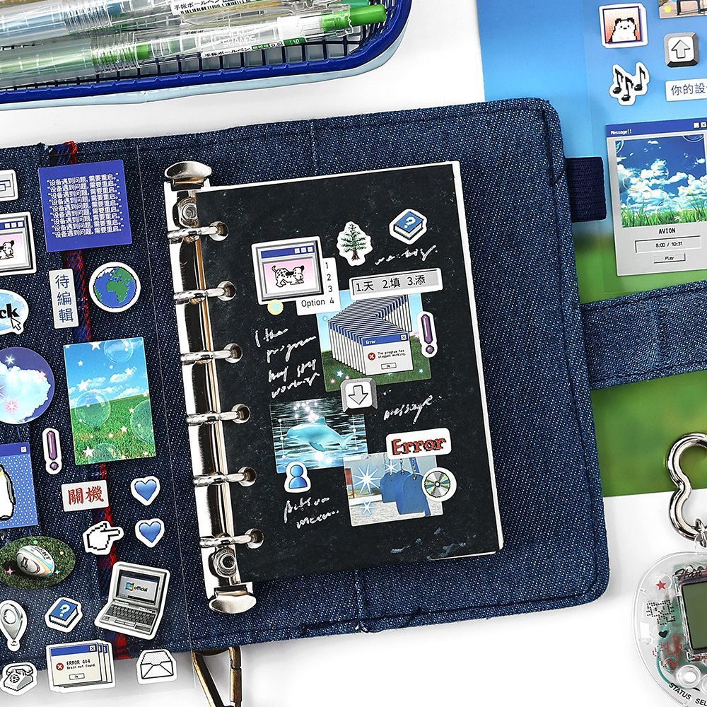 2 ชิ้น Kawaii สติกเกอร์ญี่ปุ่น DIY Junk Journal Collage ตกแต่งสมุดภาพไดอารี่น่ารักสติกเกอร์ - รูปที่ 4