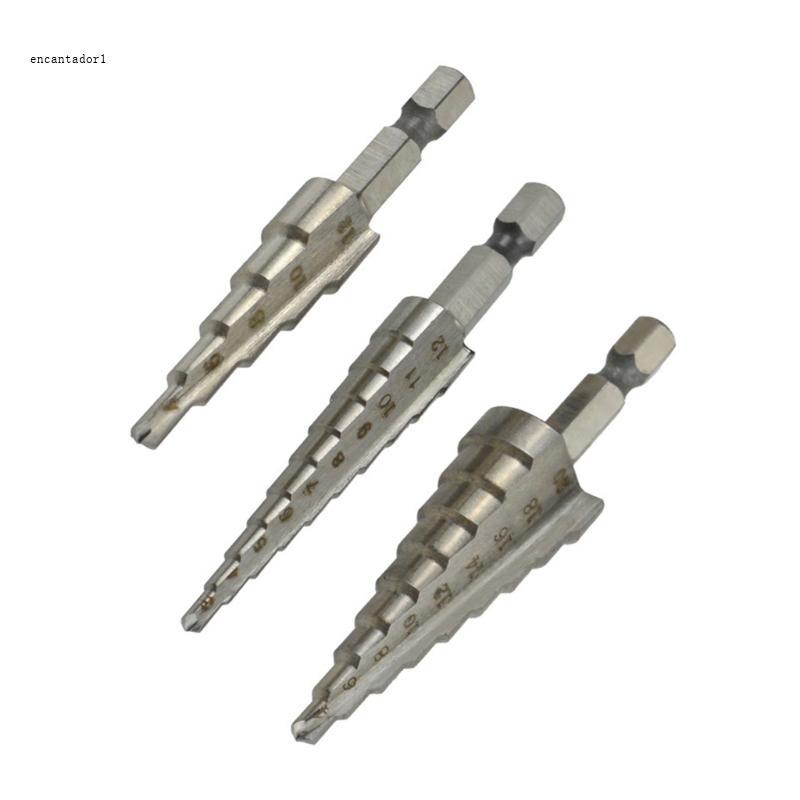EC Versatroilitys Step Drill Bit สําหรับใช้ในมืออาชีพงานโลหะงานไม้เจาะพลาสติกปฏิบัติการเจาะกรวยเจาะ 