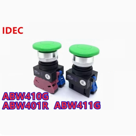 IDEC ABW411G ABW401R ABW410G ABW420G ABW422EG ABW410ER Self-Reset เห็ดหัวปุ่มสวิทช์รู 22