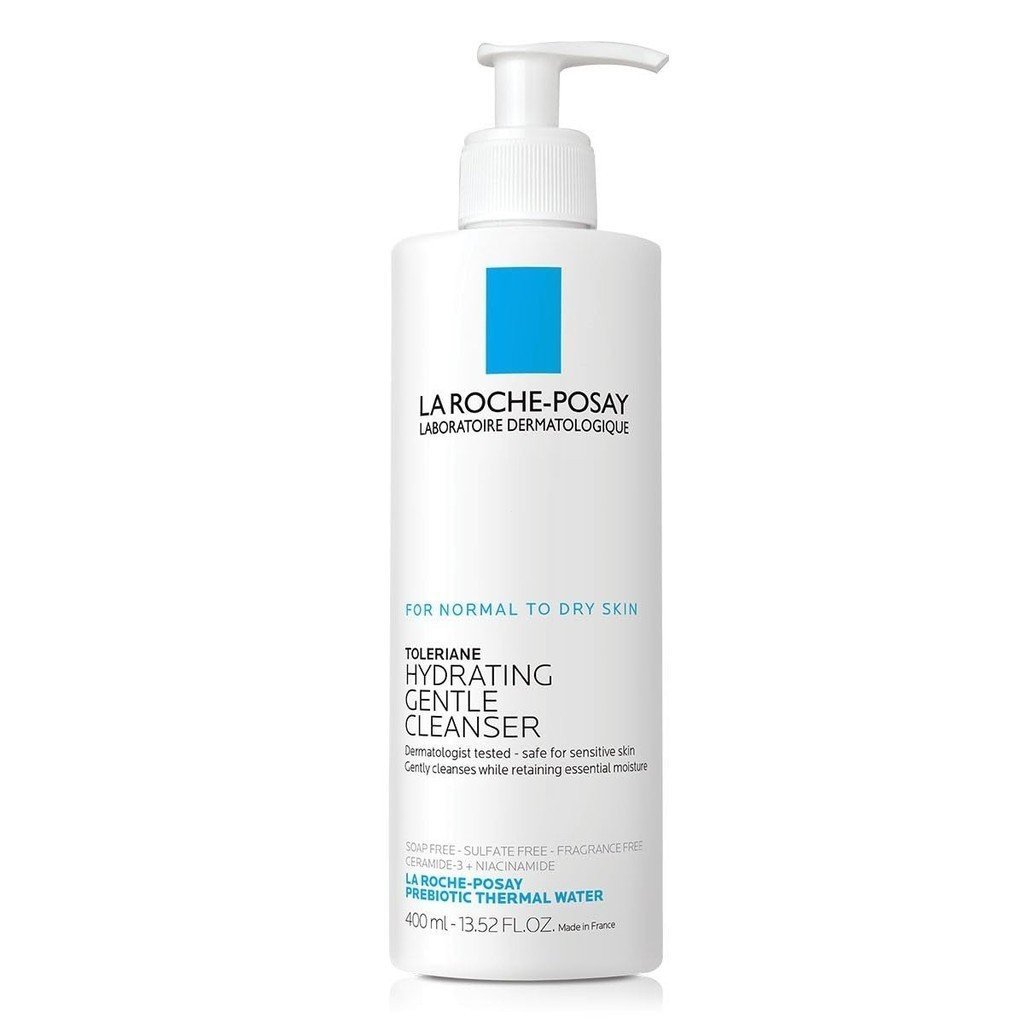 La Roche-Posay Toleriane Moisturizing Mild Facial Cleanser ประกอบด้วย Nicotinamide + Ceramide Moistu