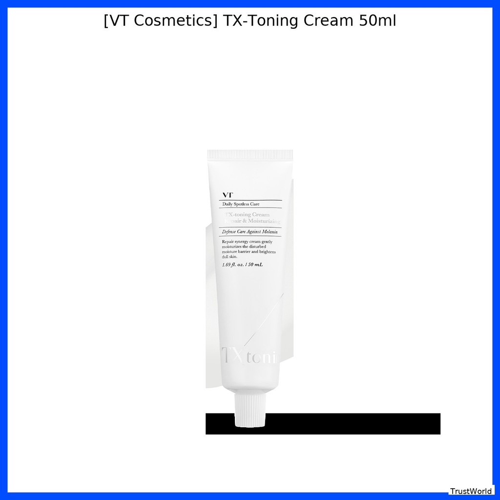 [VT Cosmetics] TX-Toning Cream 50ml / Hydration, Radiance by TrustWorld