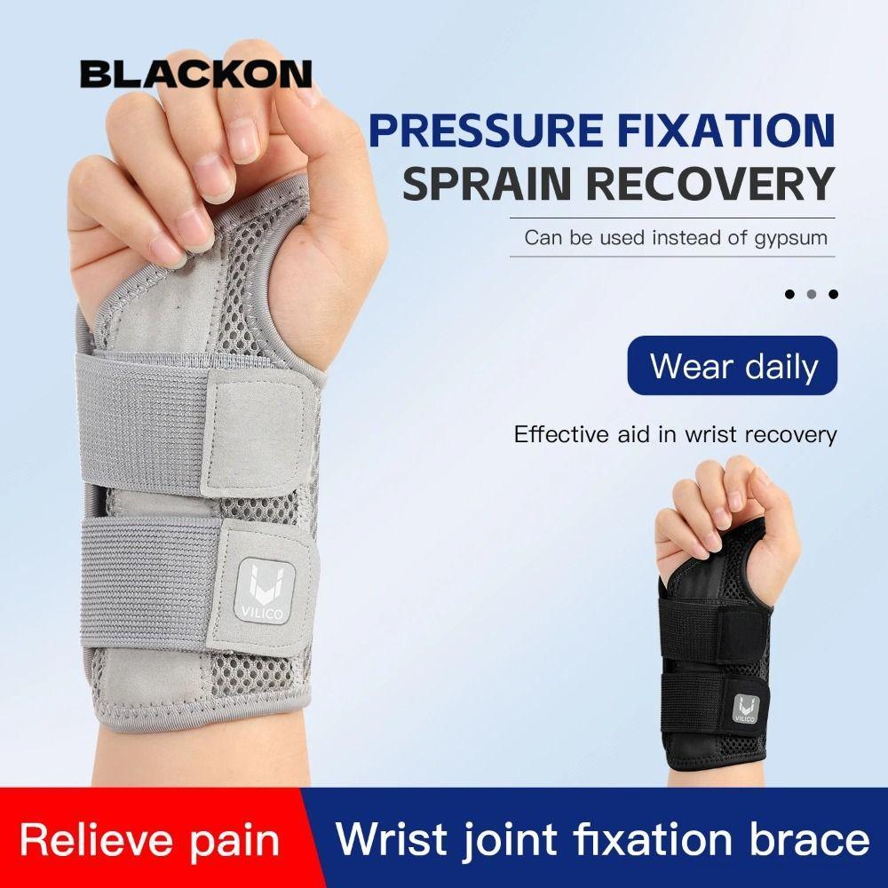 Blackon สายรัดข้อมือ Thumb Support Brace ผ้าระบายอากาศได้และยืดหยุ่น ปกป้องนิ้วโป้งและสนับสนุนมือ