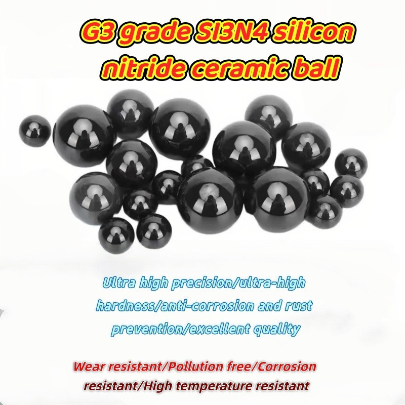 G G3 เกรด SI3N4 Silicon Nitride Ceramic Ball ประสิทธิภาพทนอุณหภูมิสูงที่ยอดเยี่ยม