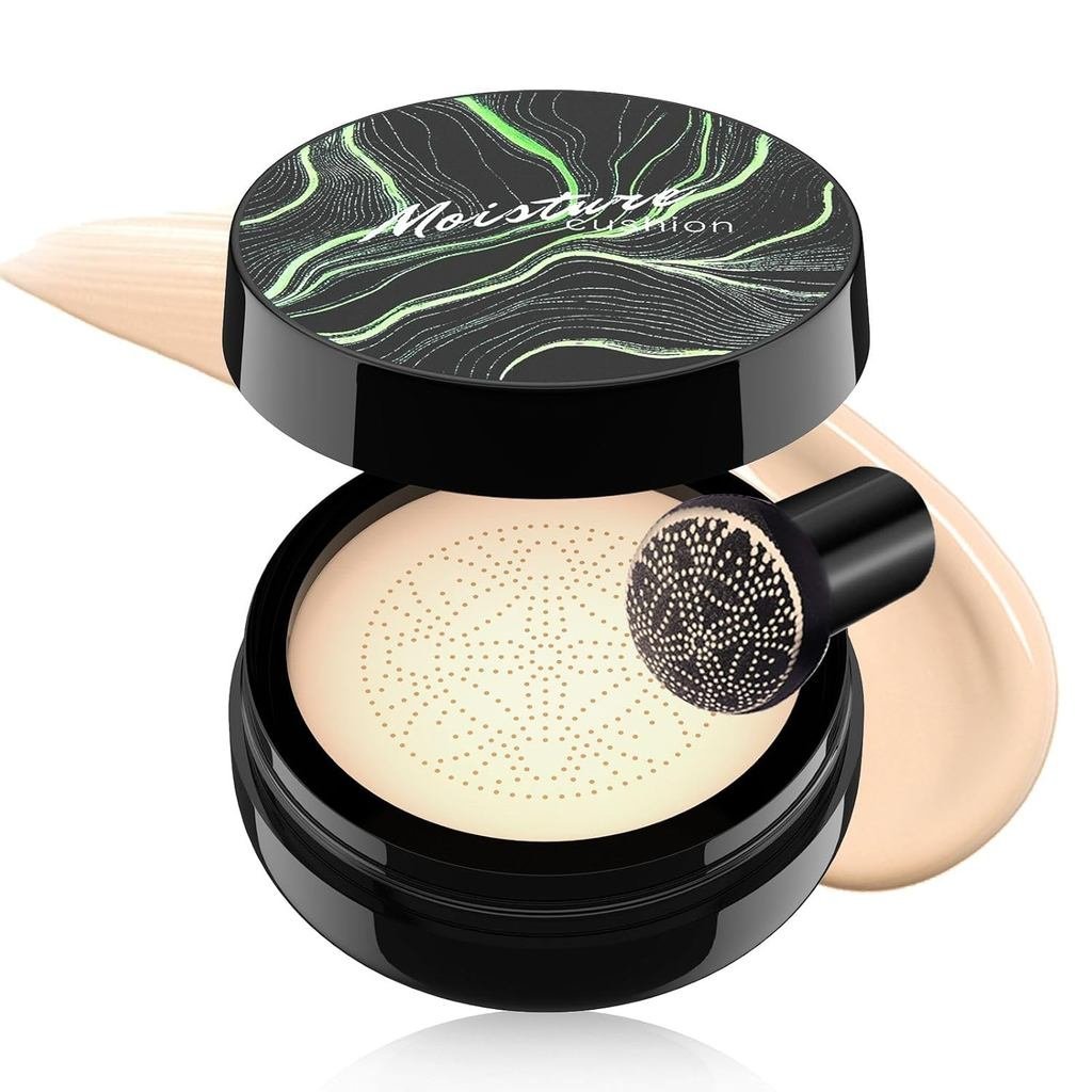 Mushroom Head Air Cushion CC Strongคอนซีลเลอร์,Moisturizing BB Makeup Base Primer Even Toneสําหรับทุ