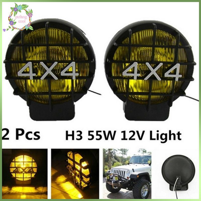 PUCOOL 5.5" 4X4 รอบ Off Road ขับรถฮาโลเจนหมอก Led ทํางานโคมไฟ Spotlight FD TH