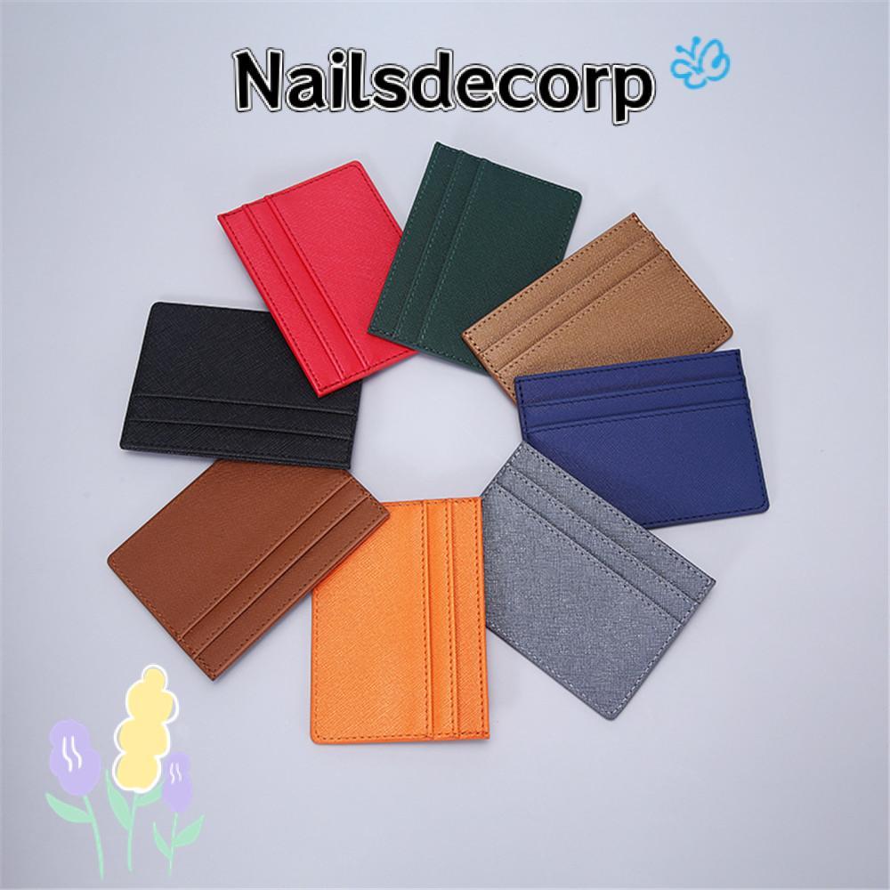 NAILS Card Package Travel Wallet Leather Business Card Wallet