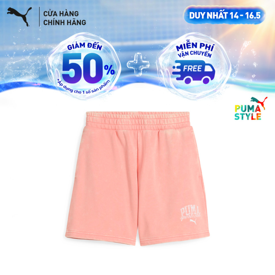 กางเกงขาสั้น PUMA Womens Fashion Class Washed 5