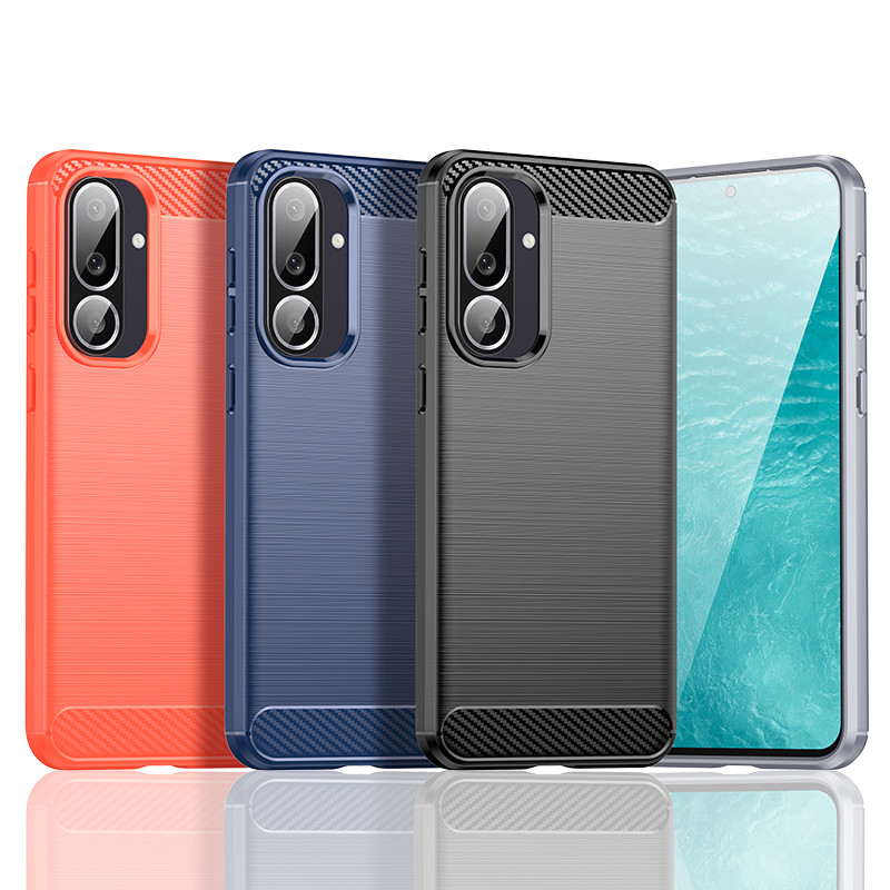 ฝาครอบโทรศัพท์สําหรับ Nokia C32 C22 G22 G42 G310 X30 X10 X20 G60 C21 G11 G21 G50 1.4 5.4 3.4 2.4 8.3 5.3 C12 + Pro กันชนโทรศัพท์ด้านหลังกันกระแทกคาร์บอนไฟเบอร์ Soft TPU ปลอก