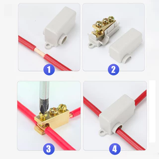 T-Type High-Power Connector Terminal Splitter No-Break สายหลัก Connector Quick Butt Handy เครื่องมือ One-in หลาย Out