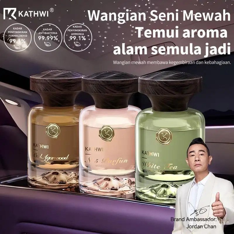 Wangian Kereta Hutan Gunung KAT No.5, Teh Putih, Balsem Kayu Qud, haruman yang tahan lama dan menyenangkan, wangian kereta mewah terkini 180g