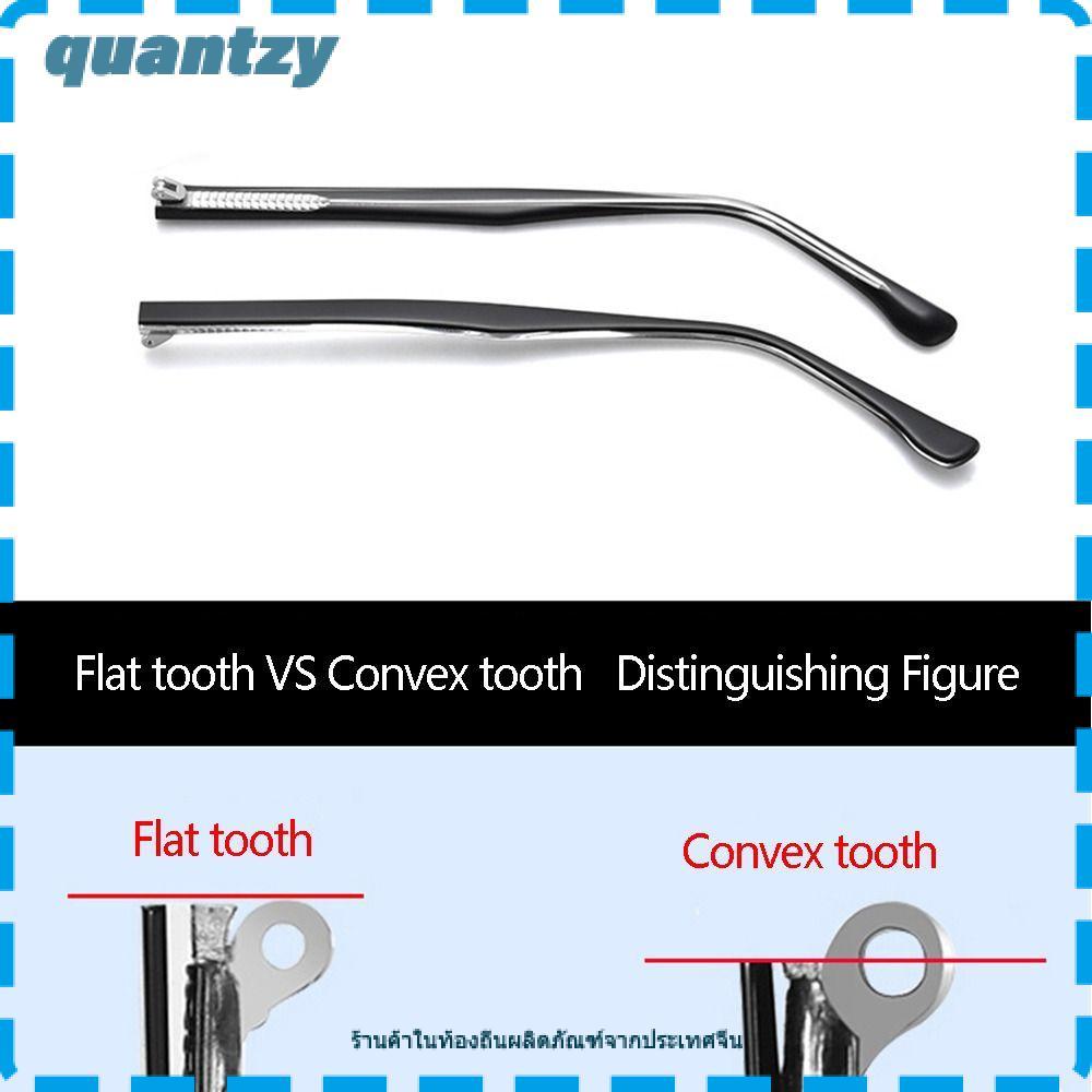 QUANTZY 1 คู่เปลี่ยนขาโลหะซ่อมเครื่องมือ Anti-Slip อุปกรณ์เสริมแว่นตา