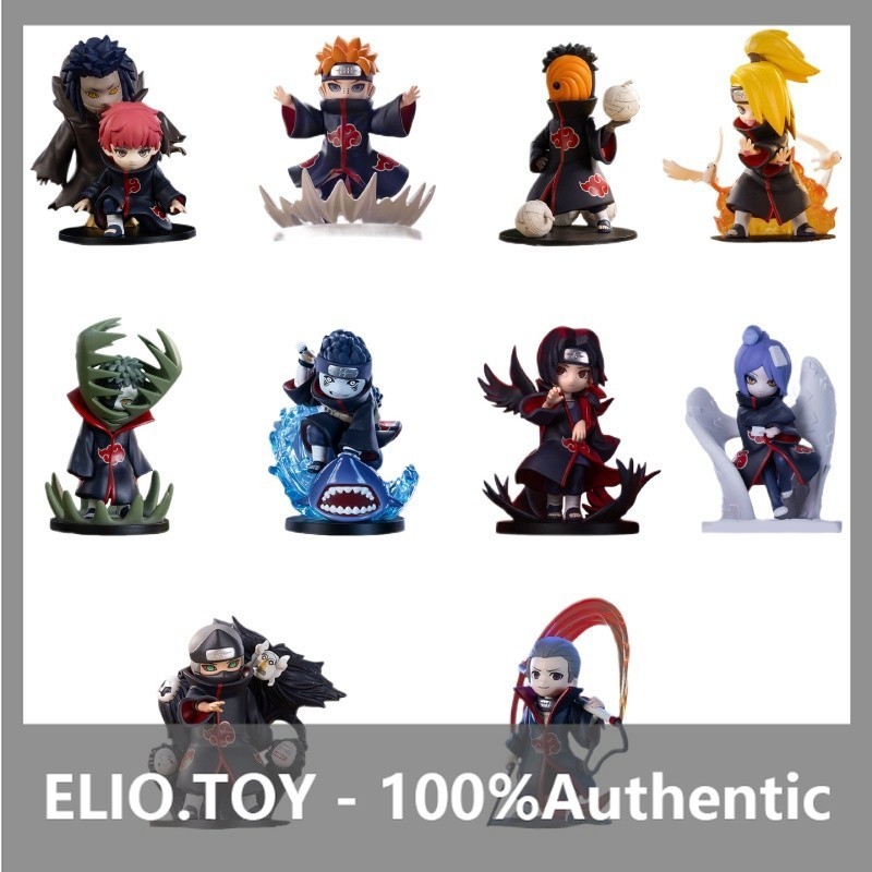 P POPMART Naruto Shippuden vs. Xiao Organization Series ของขวัญตกแต่งกล่องปริศนาทํามือ