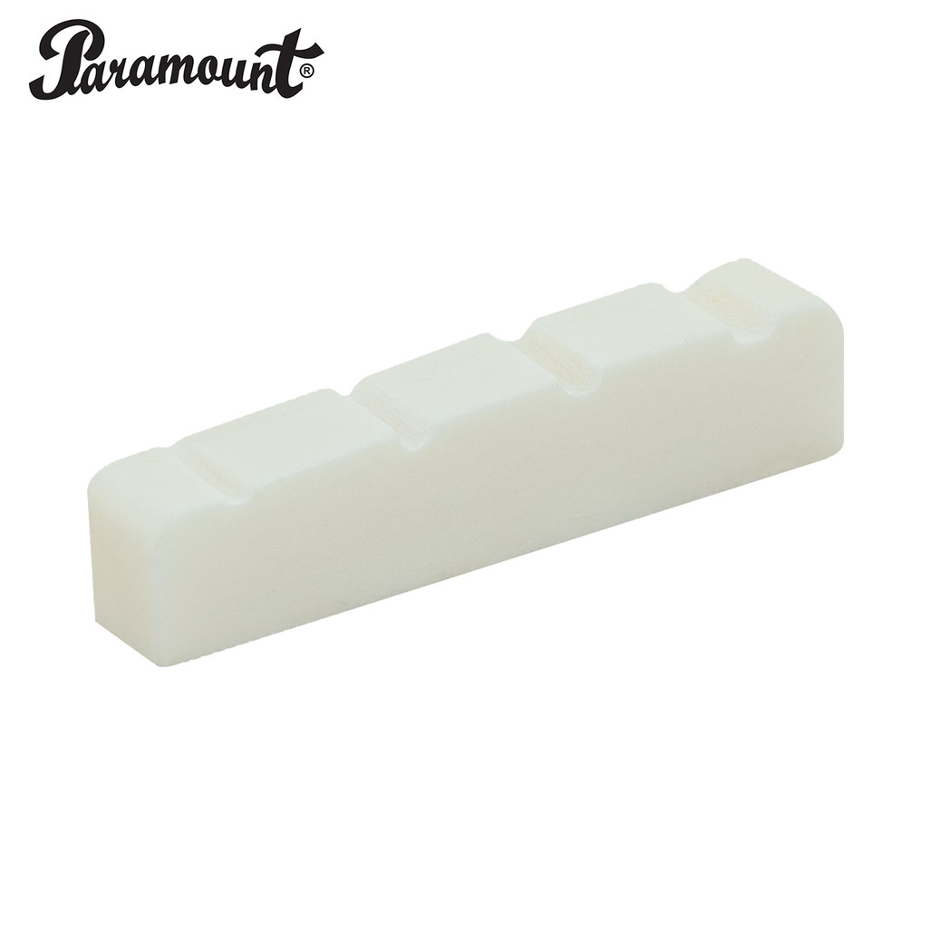 Paramount DHM-NUTB4B หย่องบนกีตาร์เบส หย่องเบส 4 สาย อย่างดี แบบ Nubone GraphTech กระดูกสังเคราะห์ (Nubone 4-String Bass