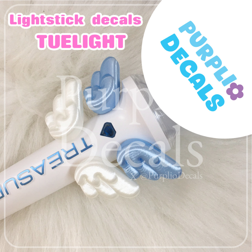 purpliodecals - kpop TUELIGHT light stick | Wing Wings 3D print