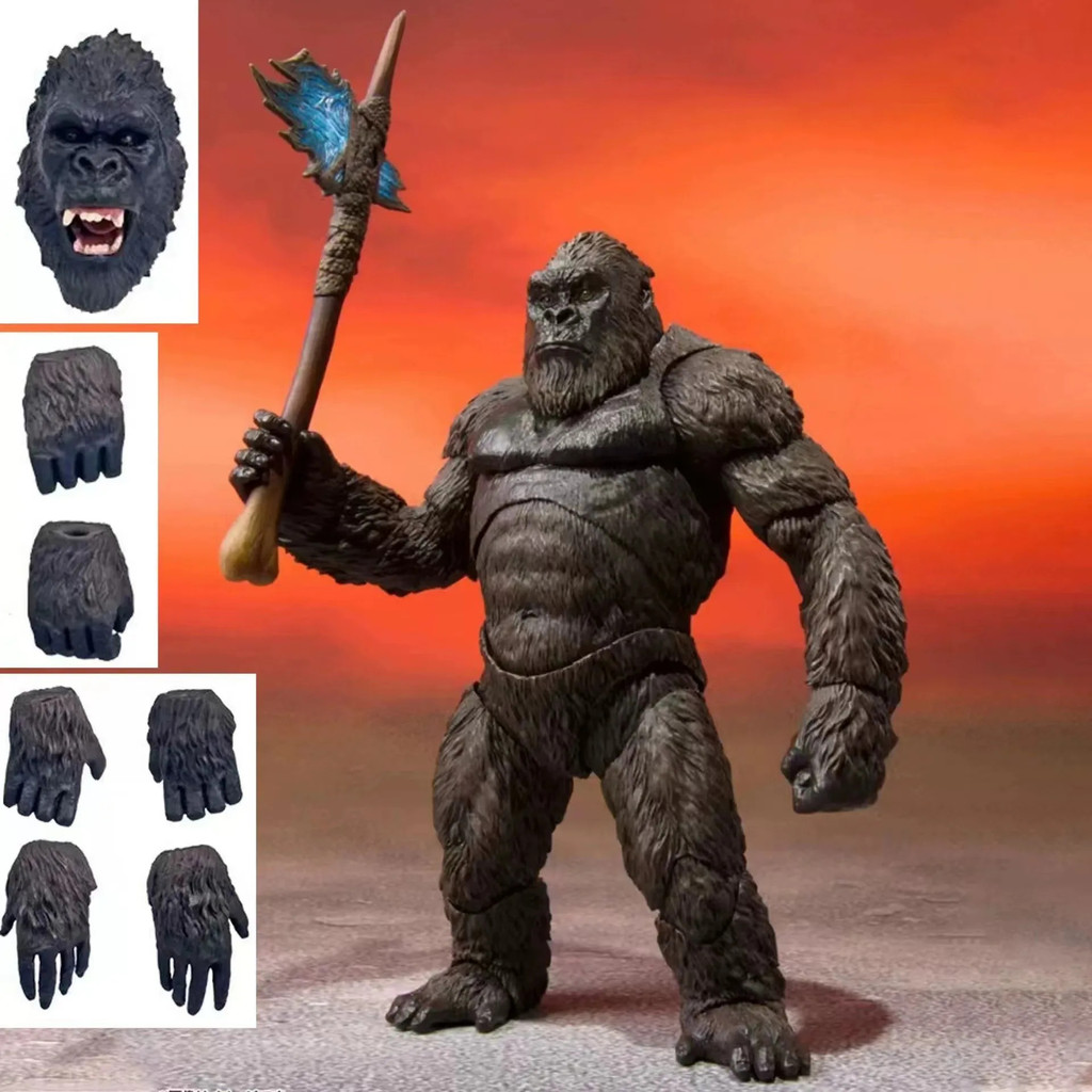 Kingkong ภาพยนตร์ Godzilla Vs King Kong Action Figure Collection ตุ๊กตาของเล่นตุ๊กตาเด็กของขวัญ