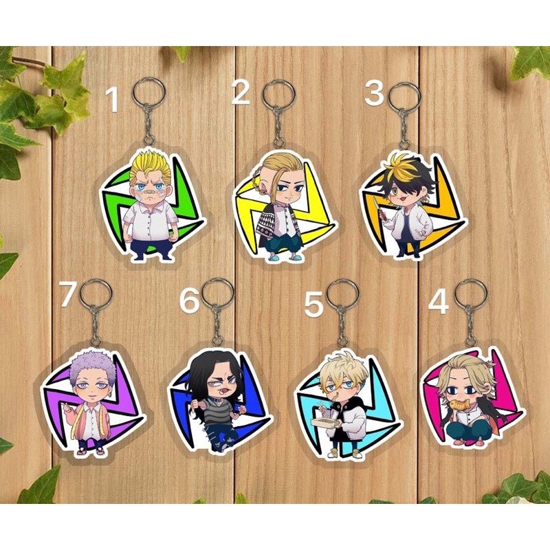 พวงกุญแจอนิเมะ Tokyo Revengers/พวงกุญแจพิมพ์ tokyo revengers MPP