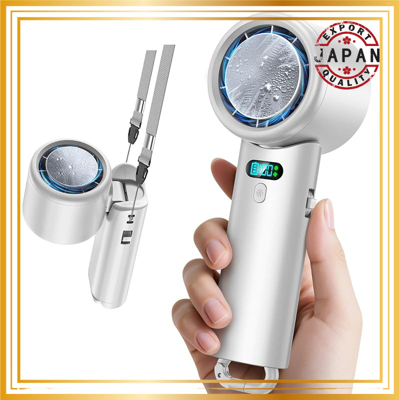 Portable High-Speed Cooling Fan with -25℃ Instant Cooling & 10,000mAh Large Capacity - 4-in-1 Handhe