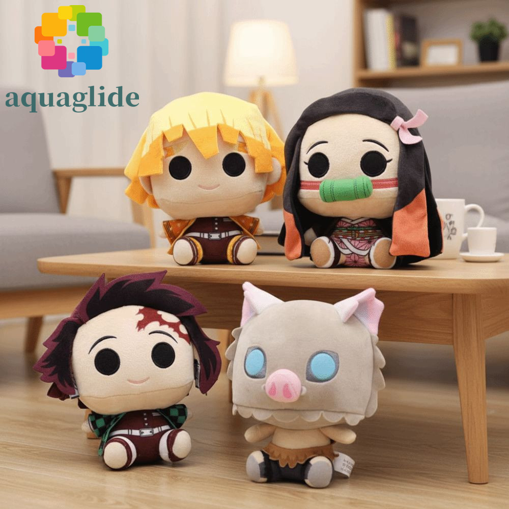 AQUAGLIDE Demon Slayer ของเล่นตุ๊กตา,ตกแต่งบ้านน่ารักตุ๊กตา Tsugikuni Yoriichi,สําหรับแฟนคอสเพลย์ตุ๊