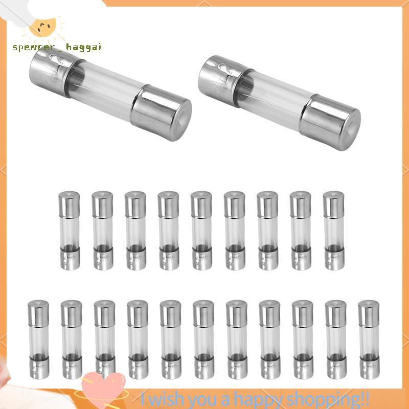 20 x 250 V 2A F2AL Quick F link ฟิวส์หลอดแก้ว 5 มม. x 20 มม.