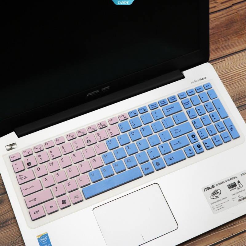 ซิลิโคนกันฝุ่นคีย์บอร์ดป้องกันสําหรับ ASUS 15.6 นิ้วแล็ปท็อป K550V/R510L/X502C/F502C - อุปกรณ์เสริมโ