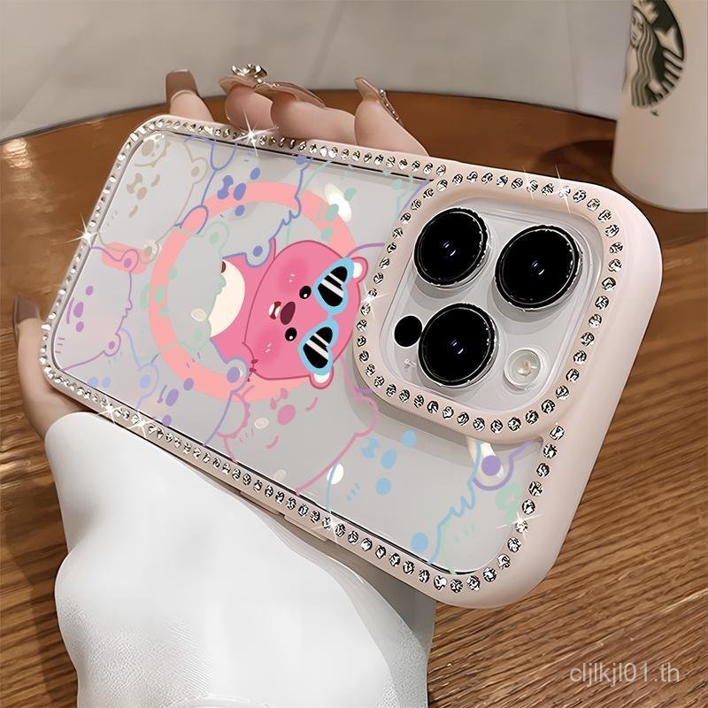 สําหรับ iPhone 17 16 12 13 14 11 15 13PLUS 14PLUS 13PRO 15PRO 16PROMAX 14PROMAX 11PROMAX สีสันทับทิม