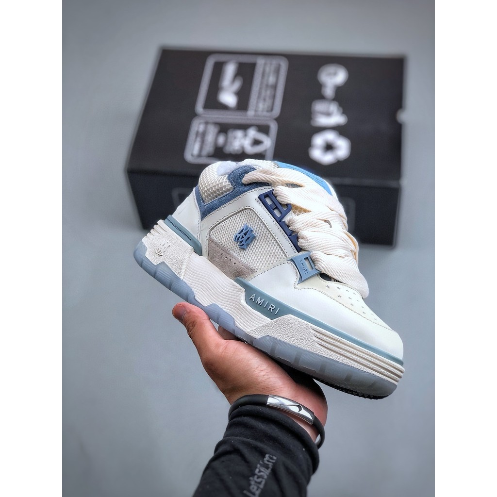 Amiri MA1 รองเท้าขนมปังรองเท้ากีฬาลําลองรองเท้าผ้าใบ