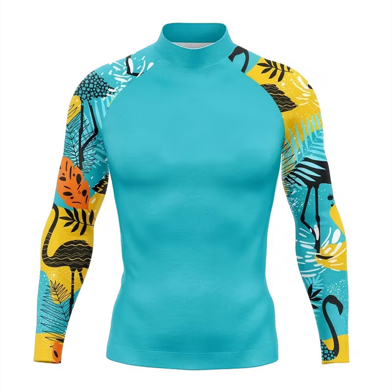 [Legend7]  เสื้อว่ายน้ำผู้ชายแขนยาว ป้องกันรังสียูวี สำหรับการว่ายน้ำและการแต่งกายในชีวิตประจำวัน - รูปที่ 2