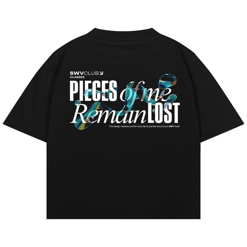 SWAVIEE Boxy Oversize Tshirt Hyde Black
