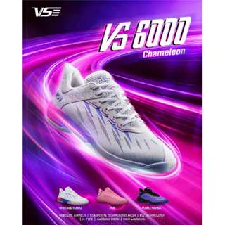 🔥ใหม่ล่าสุด🔥 VS รองเท้ากีฬาแบดมินตัน รุ่น VS6000 หน้ากว้าง 👟…