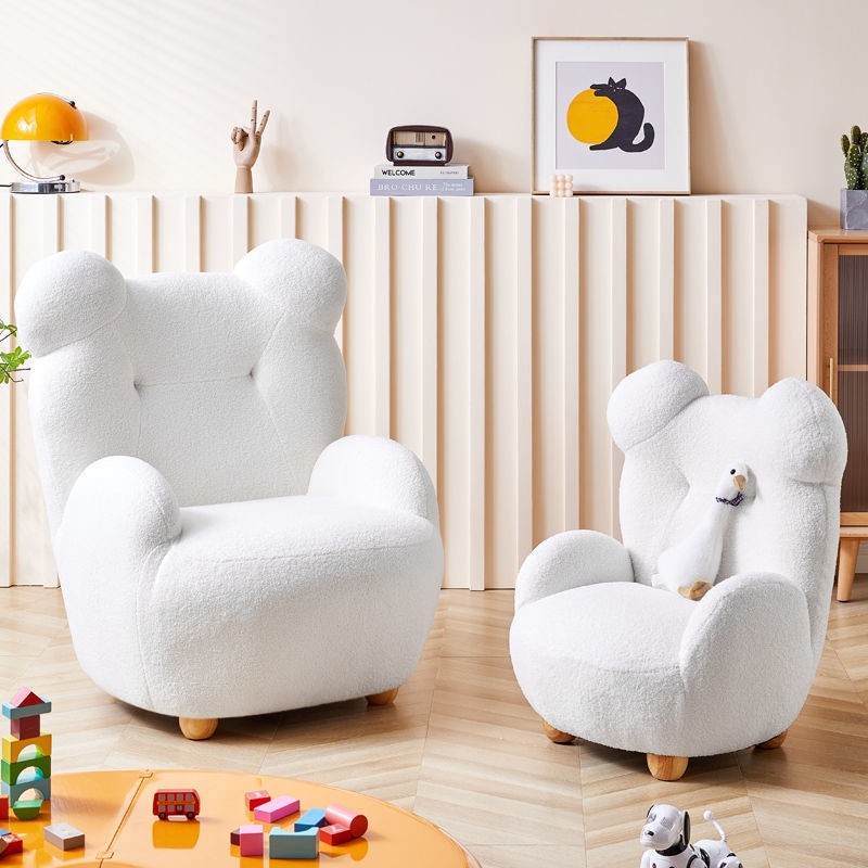 Children's bear sofa chair cute baby chair single cartoon seat reading mini lazy sofa creative sofa 