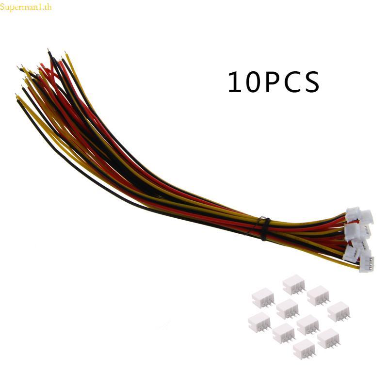 Best JST 1 5mm ZH 3-Pin Female Connector with Wire and Male Connector x 10 SETS