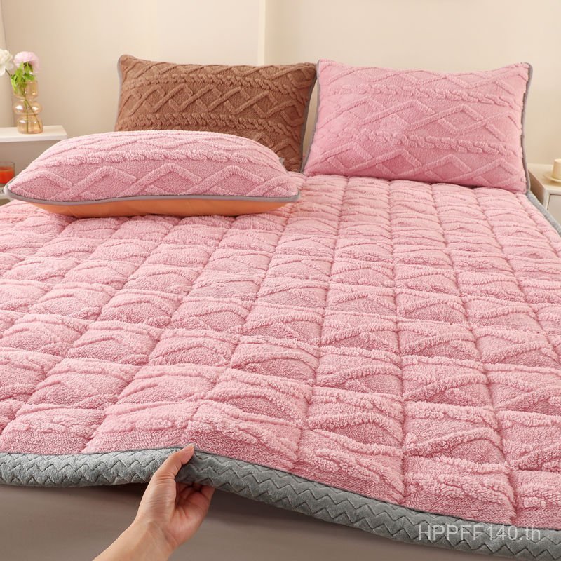 ที่นอนอุ่นเบาะนุ่มที่นอนขนแกะ Taco เครื่องล้างทําความสะอาดได้ Fu นักเรียนเสื่อกันลื่นขนแกะนมหอพักเตี