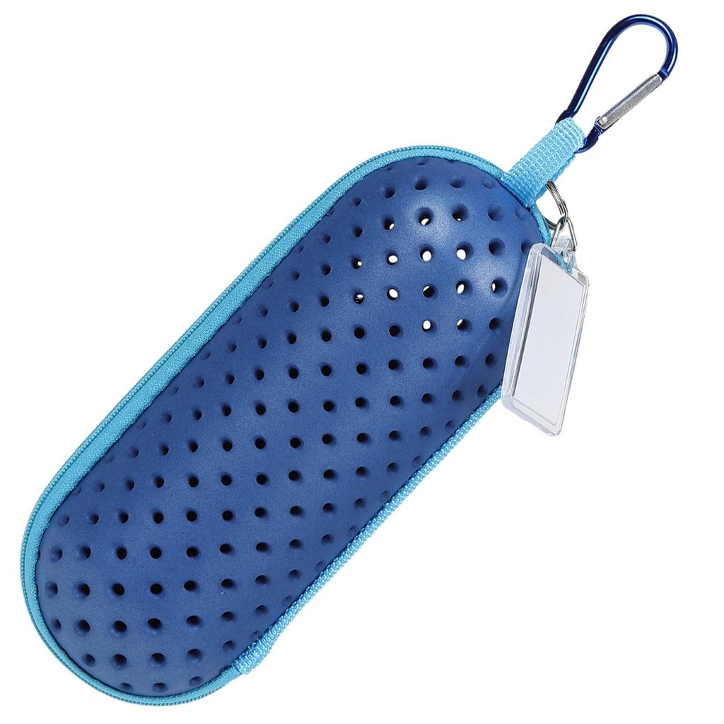 "FISH-BOMB Kids Swimming Goggles Case with Name Tag (Pink)"