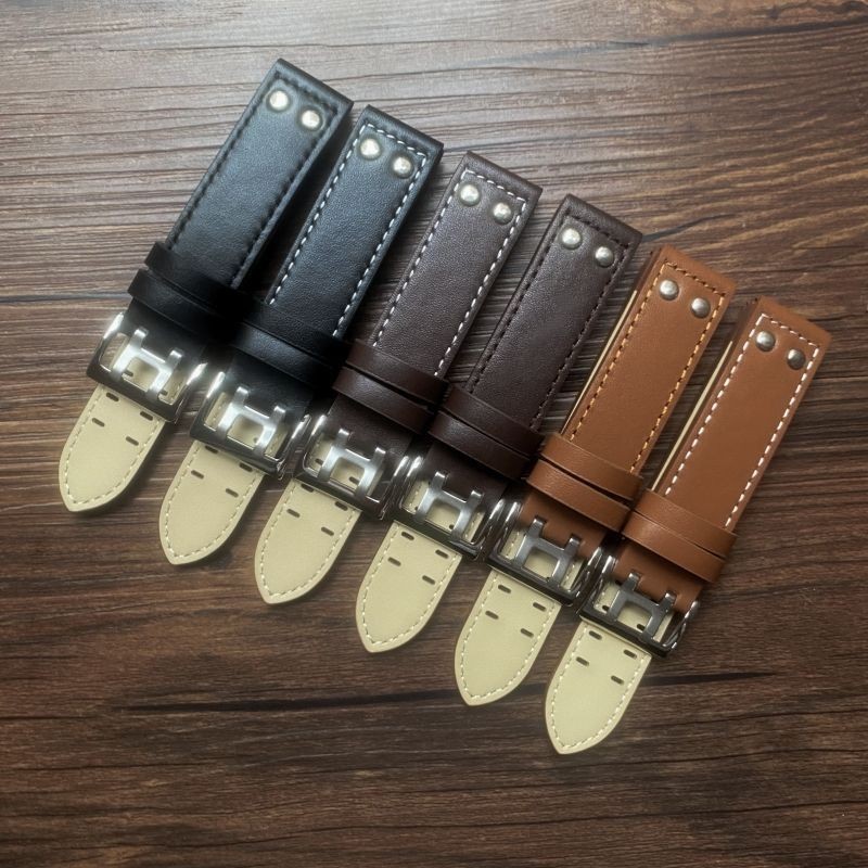 พร้อมโลโก้ ปรับให้เข้ากับสายนาฬิกาหนังแท้ Hamilton Khaki Jazz Field Series Pilot Universal Bracelet 