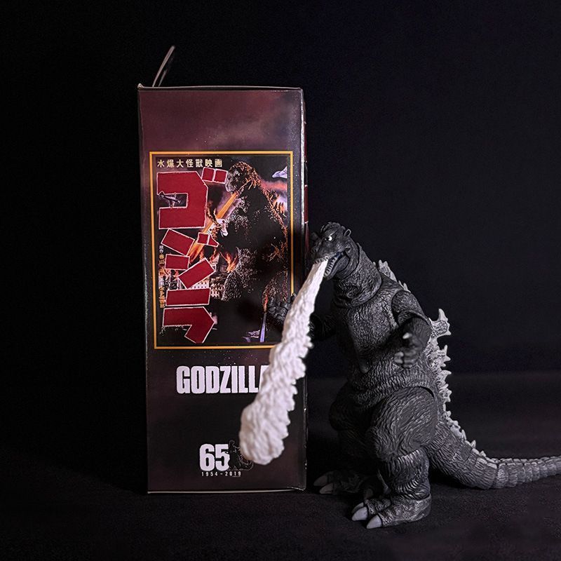 รุ่นคุณภาพสูง NECA 1954 Godzilla Toho ภาพยนตร์สไตล์เดียวกันเคลื่อนย้ายได้รูป Monster ของเล่นเครื่องป
