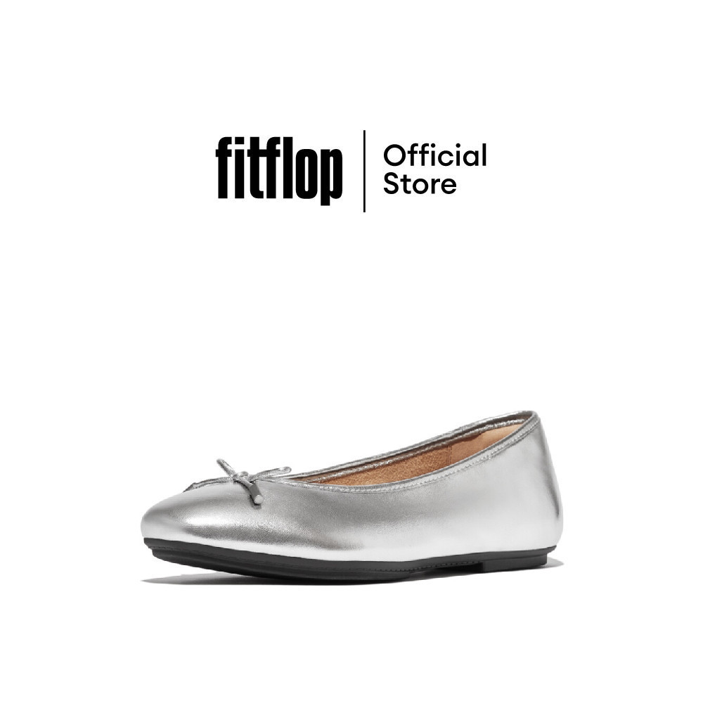 FITFLOP DELICATO BOW SOFT M. BALLET รองเท้าทรงบัลเล่ต์ผู้หญิง รุ่น IH2-011 สี SI