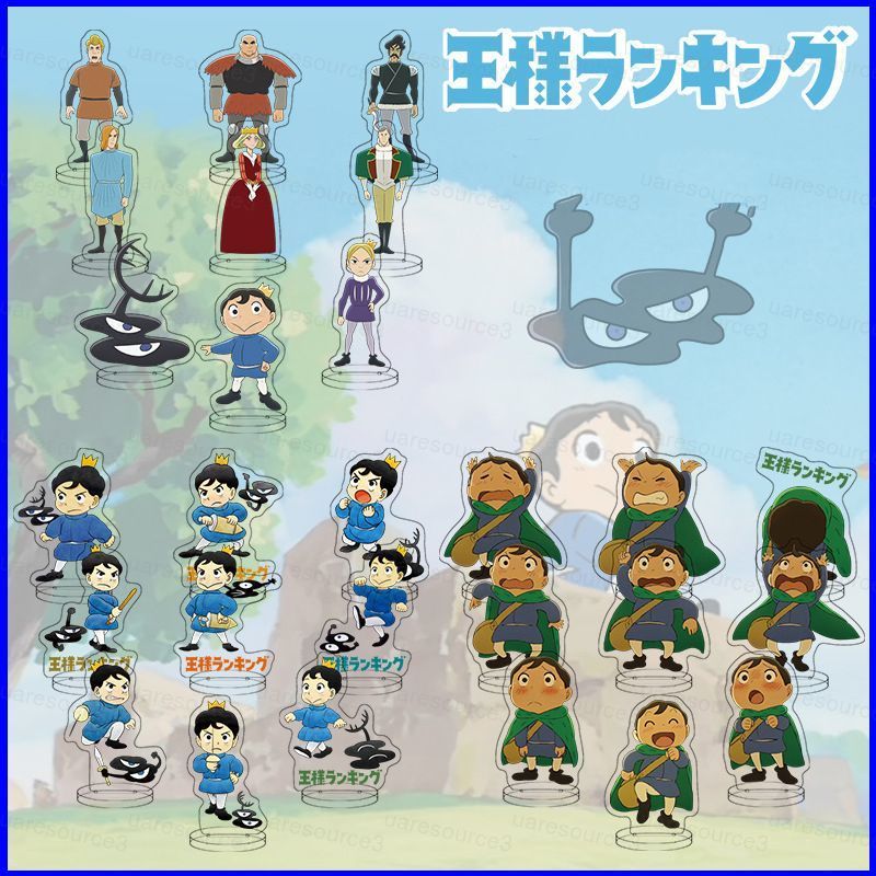 Ousama อันดับ Action Figure 9 ชิ้น/เซ็ตอะนิเมะอะคริลิคของเล่น Ranking of Kings Bojji Kage เครื่องประ