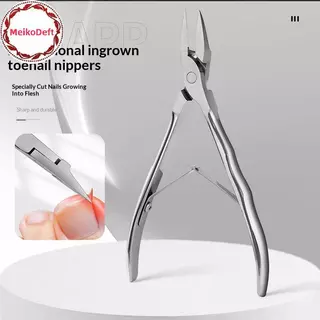 MeikoDeft 1 ชิ้นตรงเล็บเท้ากรรไกรตัดเล็บตัดหนาคุดเล็บเท้า Rhinestone Remover อัญมณีเครื่องมือ TH