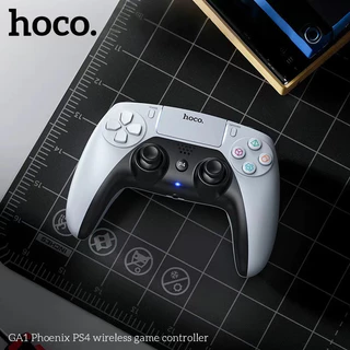 Hoco จอยเกมไร้สาย สำหรับPS4 / PS5 / PC เชื่อมต่อหูฟังได้ Wireless gaming controller hc6