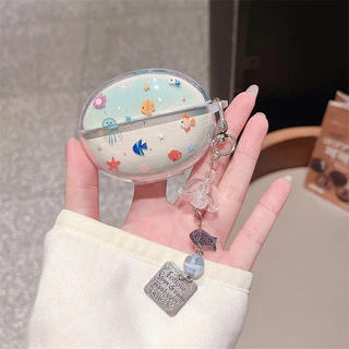 เหมาะสําหรับ QYC C50 เคส Case หูฟังป้องกันกรณี Creative bowknot, star, ดอกไม้, ลายหัวใจ