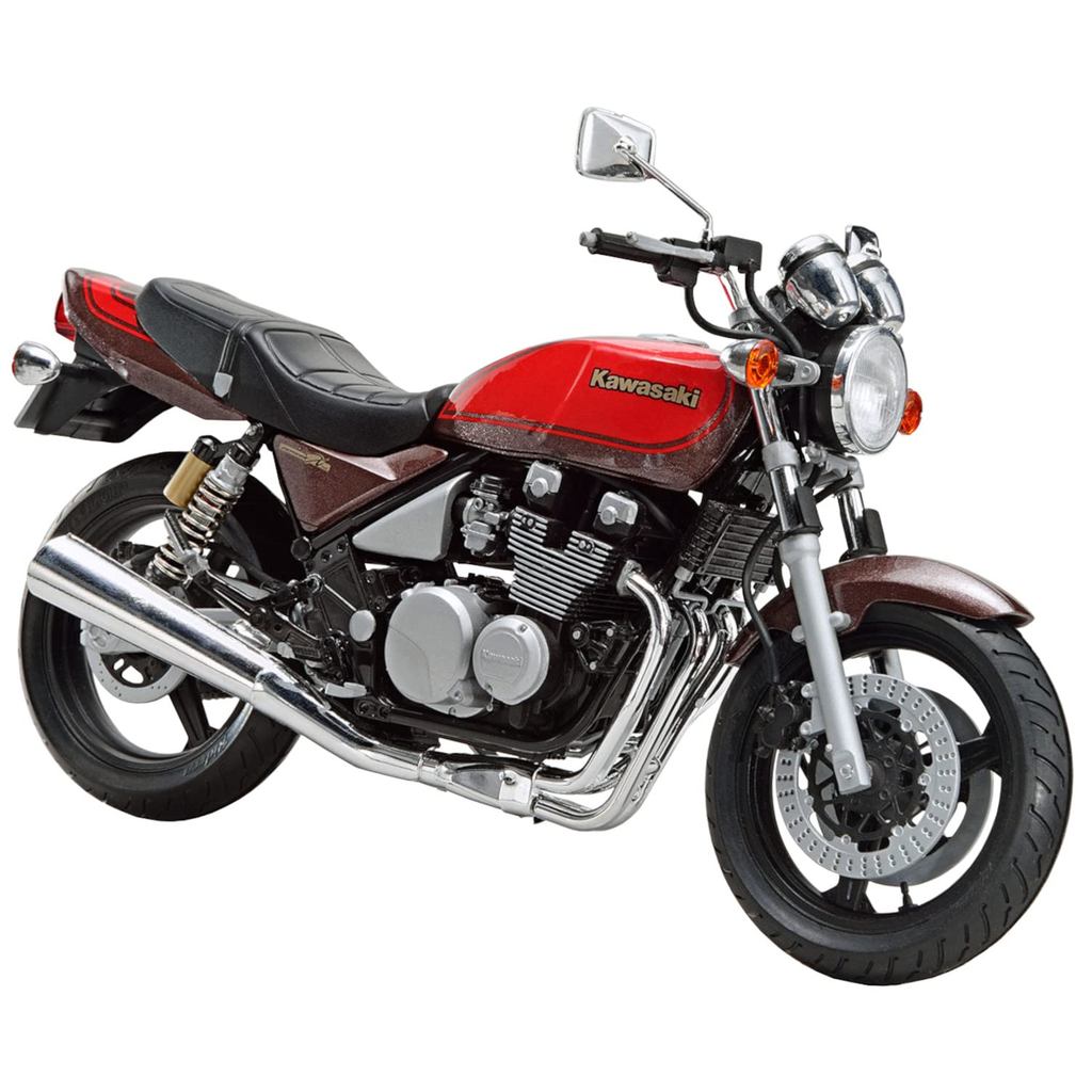 Aoshima 1/12 The Bike Series No.30 Kawasaki ZR400C ZEPHYR X 2009 Model Kit Japan Original - Assemble