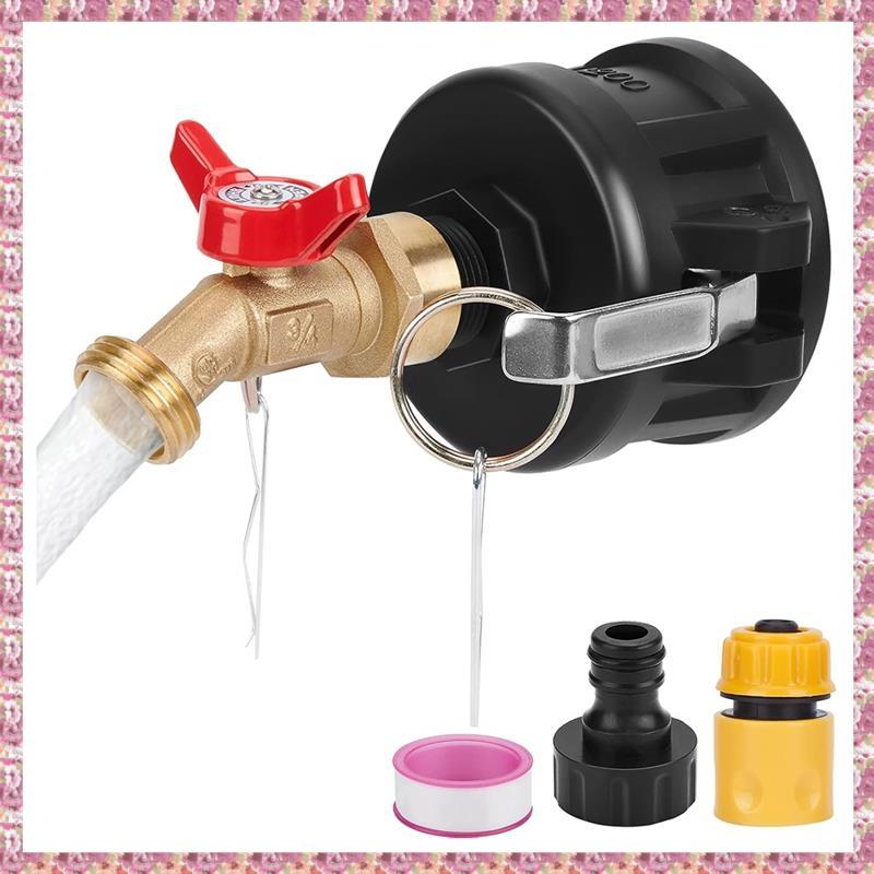 [VCR] IBC Tote Tank Adapter 2" Cam Lock สําหรับ 275-330 แกลลอน IBC Tote Tank IBC Tote to Garden Hose
