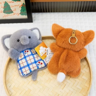 ตุ๊กตาสัตว์ถุงถั่วน่ารัก ของเล่นผ้าขนนุ่ม ช่วยคลายเครียด รองข้อมือ ของขวัญวันเกิด
