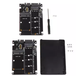 Aural NGFF ถึง SATA 3 กล่องใส่ HDD ภายนอก MSATA SSD อะแดปเตอร์ M.2 SATA Protocol อะแดปเตอร์บอร์ด al